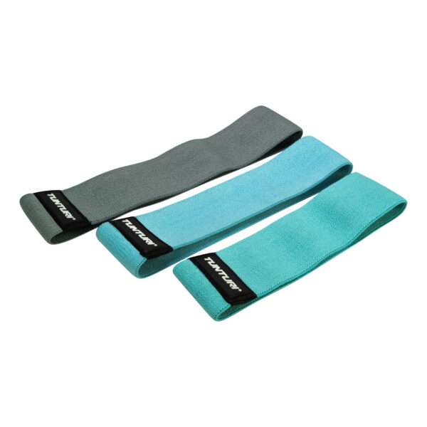 TEKSTIILIST VÕIMLEMISKUMMIDE KOMPLEKT Tunturi Textile Resistance Booty Band Set. 3TK
