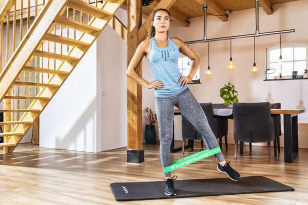 TEKSTIILIST VÕIMLEMISKUMMID (VENITUSKUMM) Tunturi textile resistance bands. 3 tugevust – pilt 4