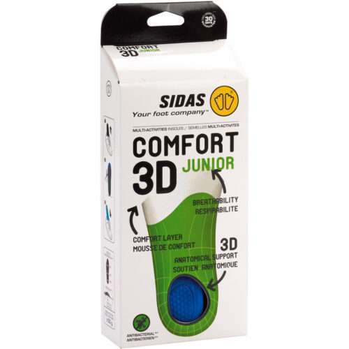 LASTE ANATOOMILISED TALLATOED Sidas COMFORT 3D JUNIOR; Jalgade vale asend; 1 paar