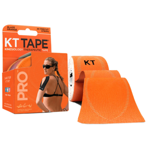EELLÕIGATUD ORANZ SÜNTEETILINE KINESIOTEIP KT PRO NEON TAPE PRECUT (5CM X 25CM); Lihaste, liigeste ja kõõluste teipimiseks