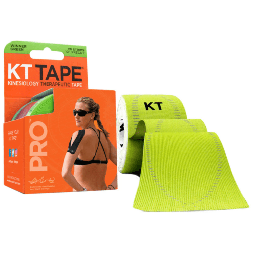 EELLÕIGATUD ROHELINE SÜNTEETILINE KINESIOTEIP KT PRO NEON TAPE PRECUT (5CM X 25CM); Lihaste, liigeste ja kõõluste teipimiseks