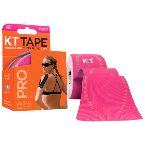 EELLÕIGATUD ROOSA SÜNTEETILINE KINESIOTEIP KT PRO NEON TAPE PRECUT (5CM X 25CM); Lihaste, liigeste ja kõõluste teipimiseks