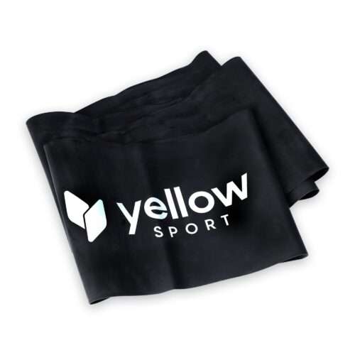 TREENINGKUMM YellowSport yellowFLAT Resistance Band. 200 cm. Must