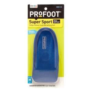 POOLTALLAD SPORTIMISEKS MEESTELE Profoot Super Sport; Geelist toode; Pakendis 2 tk; Suurus universaalne