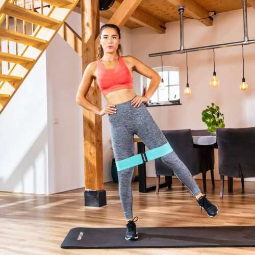 TEKSTIILIST VÕIMLEMISKUMMIDE KOMPLEKT Tunturi Textile Resistance Booty Band Set. 3TK