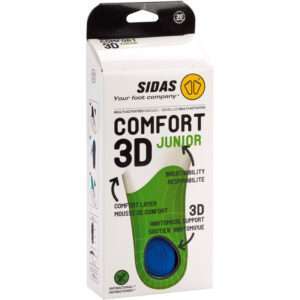 LASTE ANATOOMILISED TALLATOED Sidas COMFORT 3D JUNIOR; Jalgade vale asend; 1 paar