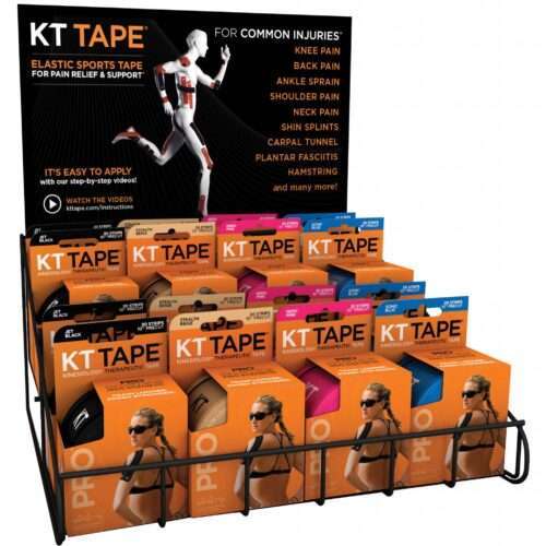 EELLÕIGATUD BEEZ SÜNTEETILINE KINESIOTEIP KT PRO NEON TAPE PRECUT (5CM X 25CM); Lihaste, liigeste ja kõõluste teipimiseks