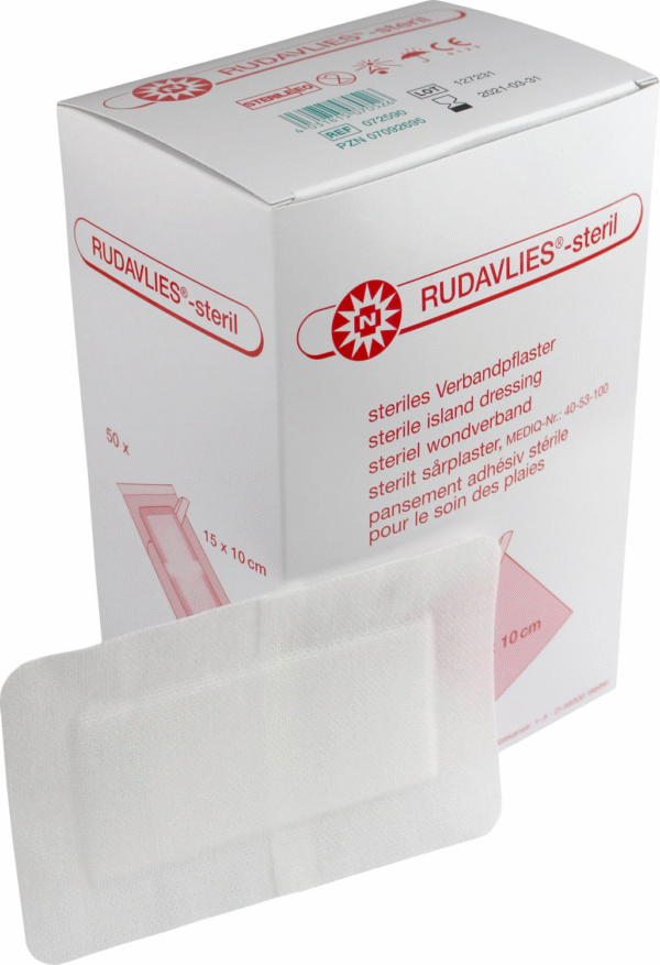 Steriilsed plaastrid haavapadjaga RUDAVLIES®-steril 15 x 10 cm, N1 — изображение 2