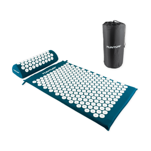 PUNKTMASSAAŽI matt ja padi Tunturi Acupressure Mat And Pillow, Sinine – valu ja stressi leevendus