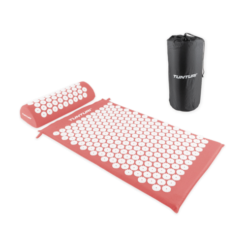 PUNKTMASSAAŽI matt ja padi Tunturi Acupressure Mat And Pillow, Roosa– valu ja stressi leevendus
