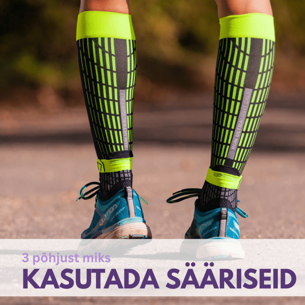 Loe artiklist lähemalt 3 põhjust, miks sportlane võiks aktiivse liikumise ajal kasutada sääriseid