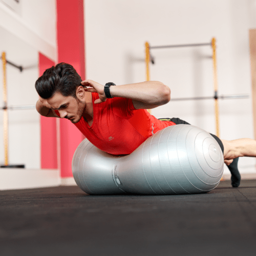 VÕIMLEMISPALL QMed ABS Gym Ball – Peanut. 50×100 cm, 250kg